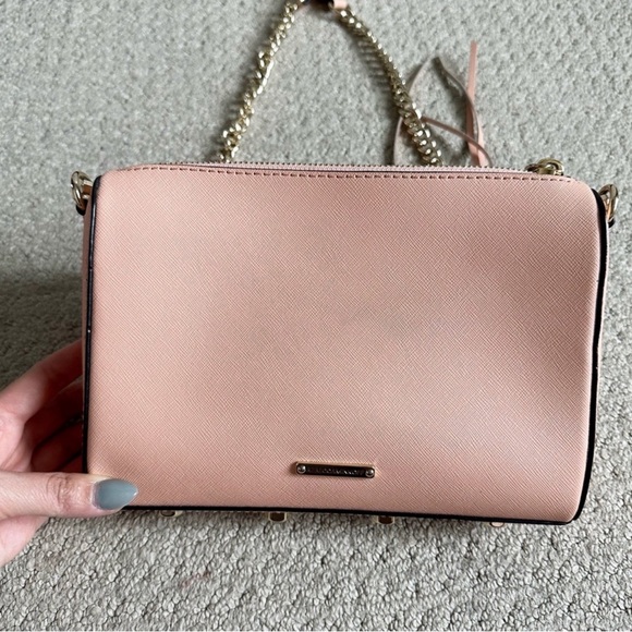 Rebecca Minkoff Avery Peach Crossbody Bag - Picture 5 of 6